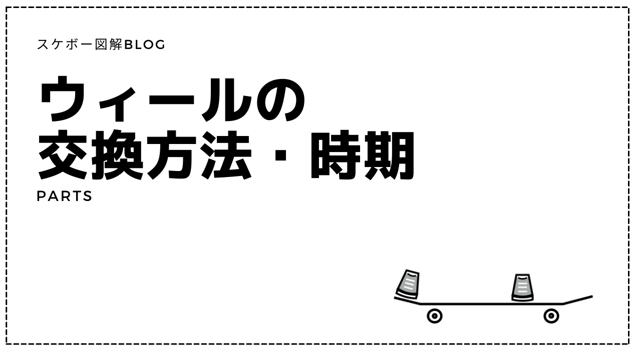 スケボーのウィールを簡単に交換する方法とは？交換時期なども紹介！ | スケボー図解BLOG